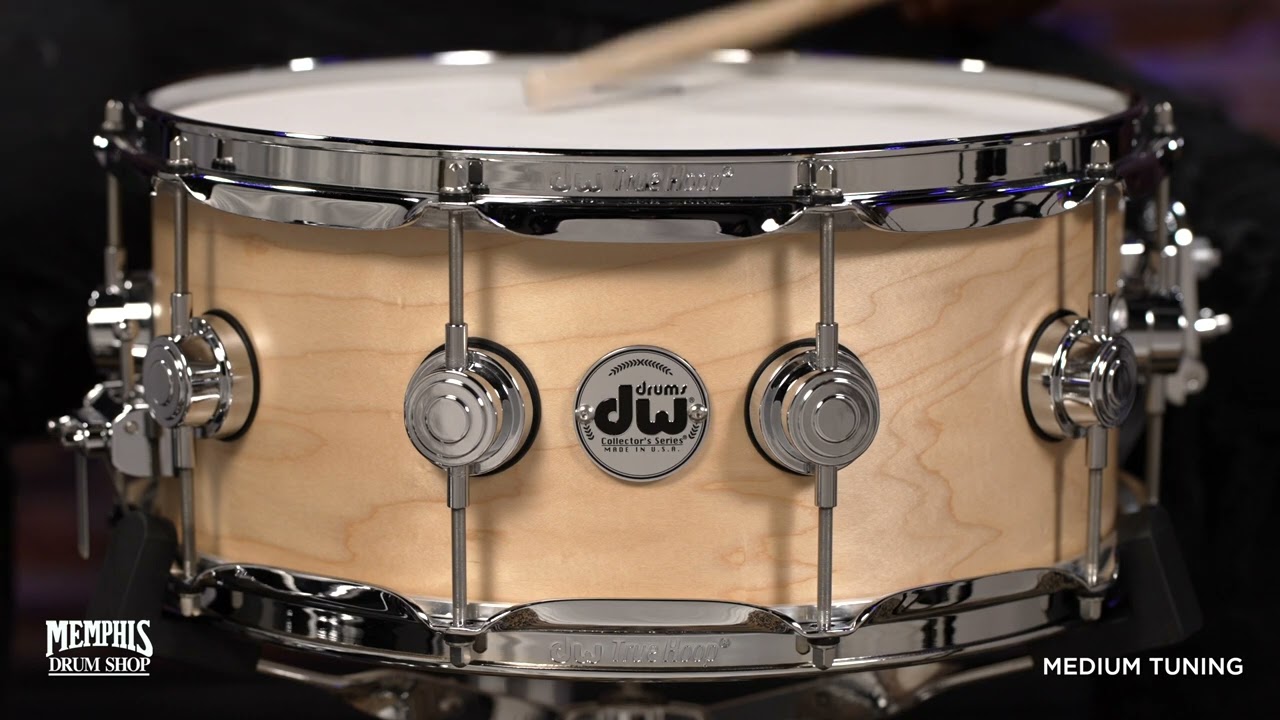 DW 14x6 Collector's Series Maple Snare Drum - Natural Satin Oil (DRSO0614SSC)