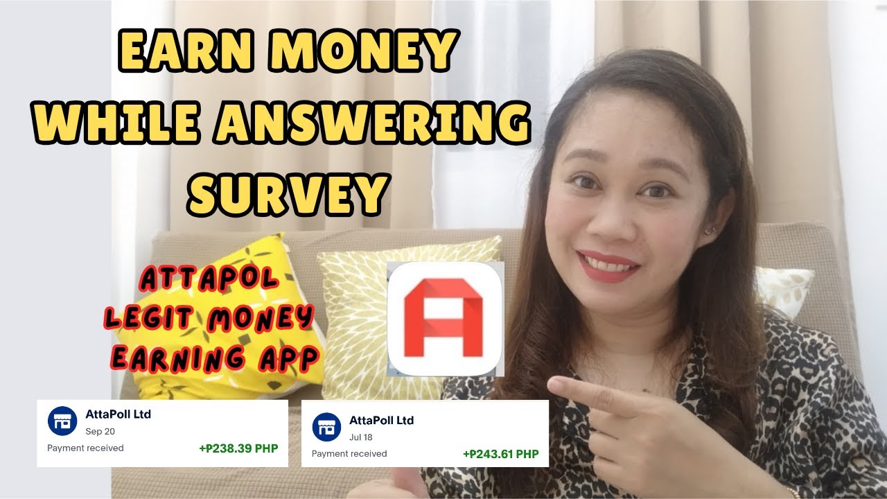 EARN MONEY WHILE ANSWERING SURVEY. ATTAPOLL, LEGIT MONEY EARNING APP.
