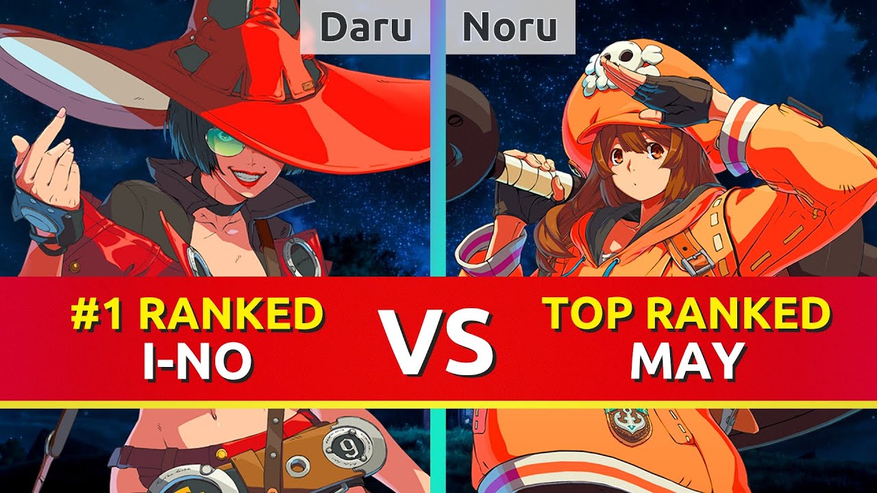 GGST ▰ Daru (#1 Ranked I-No) vs Noru (TOP Ranked May). Guilty Gear Strive
