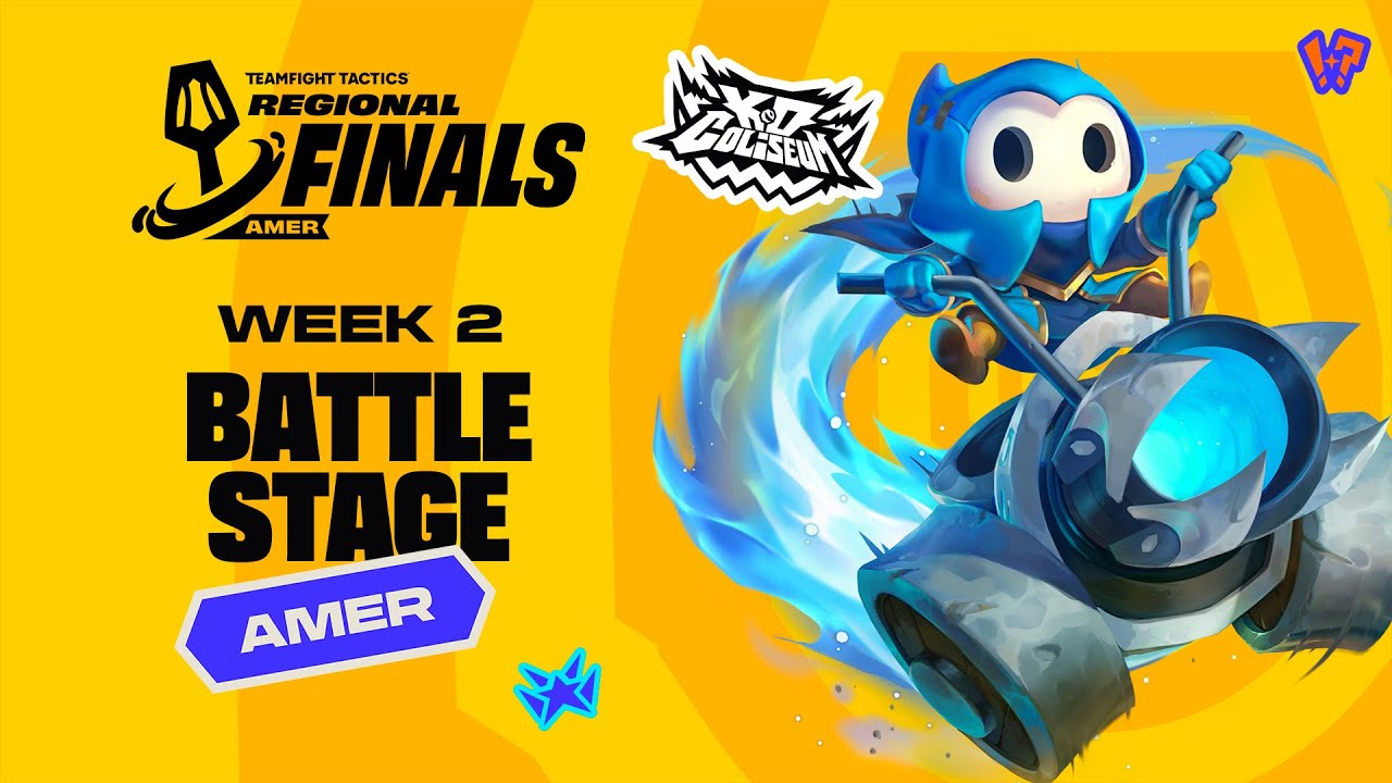 WEEK 2 BATTLE STAGE - AMER #TFTRegionalFinals - K.O. Coliseum [EN Broadcast]