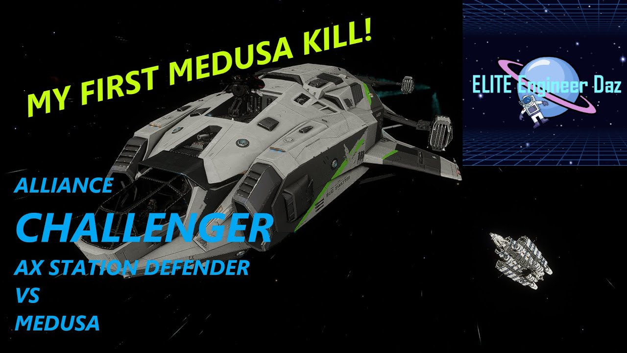 Alliance Challenger - AX Station Defender VS Medusa - Elite Dangerous