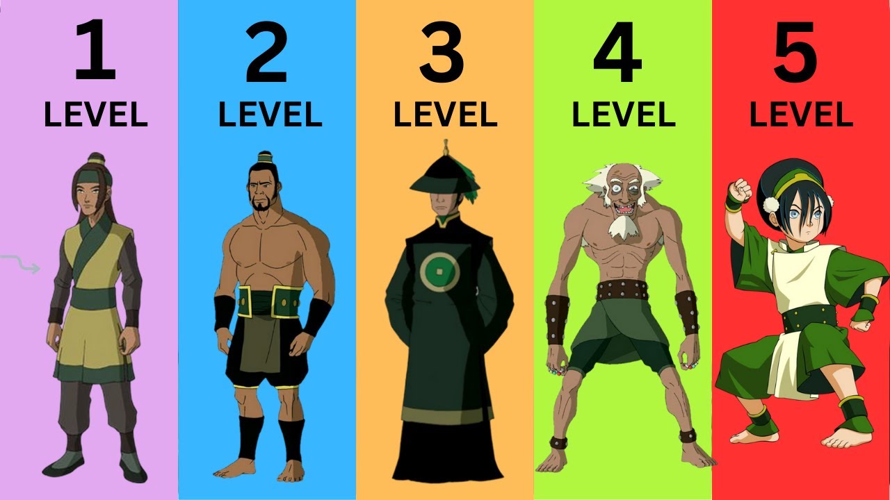The 5 Levels Of Earthbender