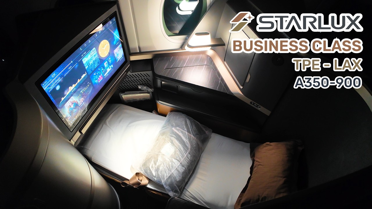 STARLUX's A350 Business Class Review ✨NEW✨ 2026 Pajamas & Michelin Dining ✈️ Taipei to Los Angeles