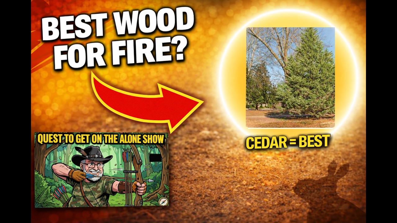 Cedar Bow Drill Set, Friction Fire, Quest to get on the Alone show
