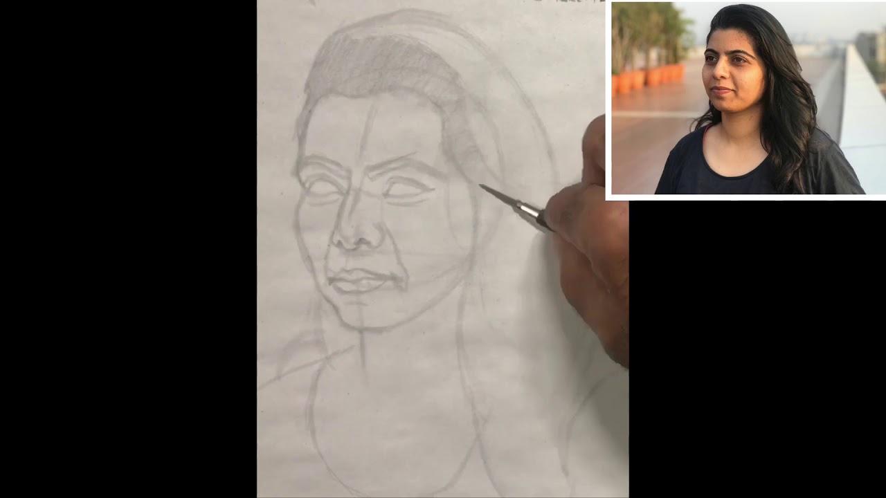 Head Drawing using Loomis method | Quick Sketch