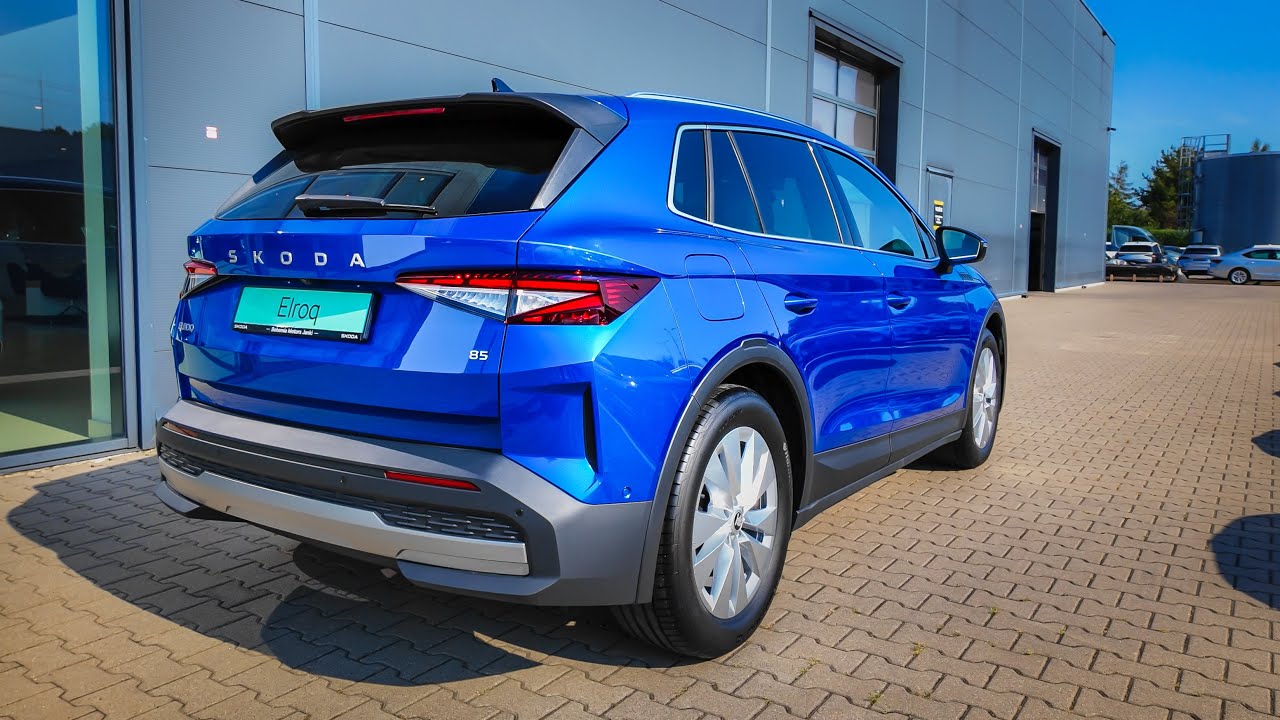 2026 Skoda Elroq 85 / Niebieski Race Metalizowany / Design Design Selection Lodge z pakietem Maxx
