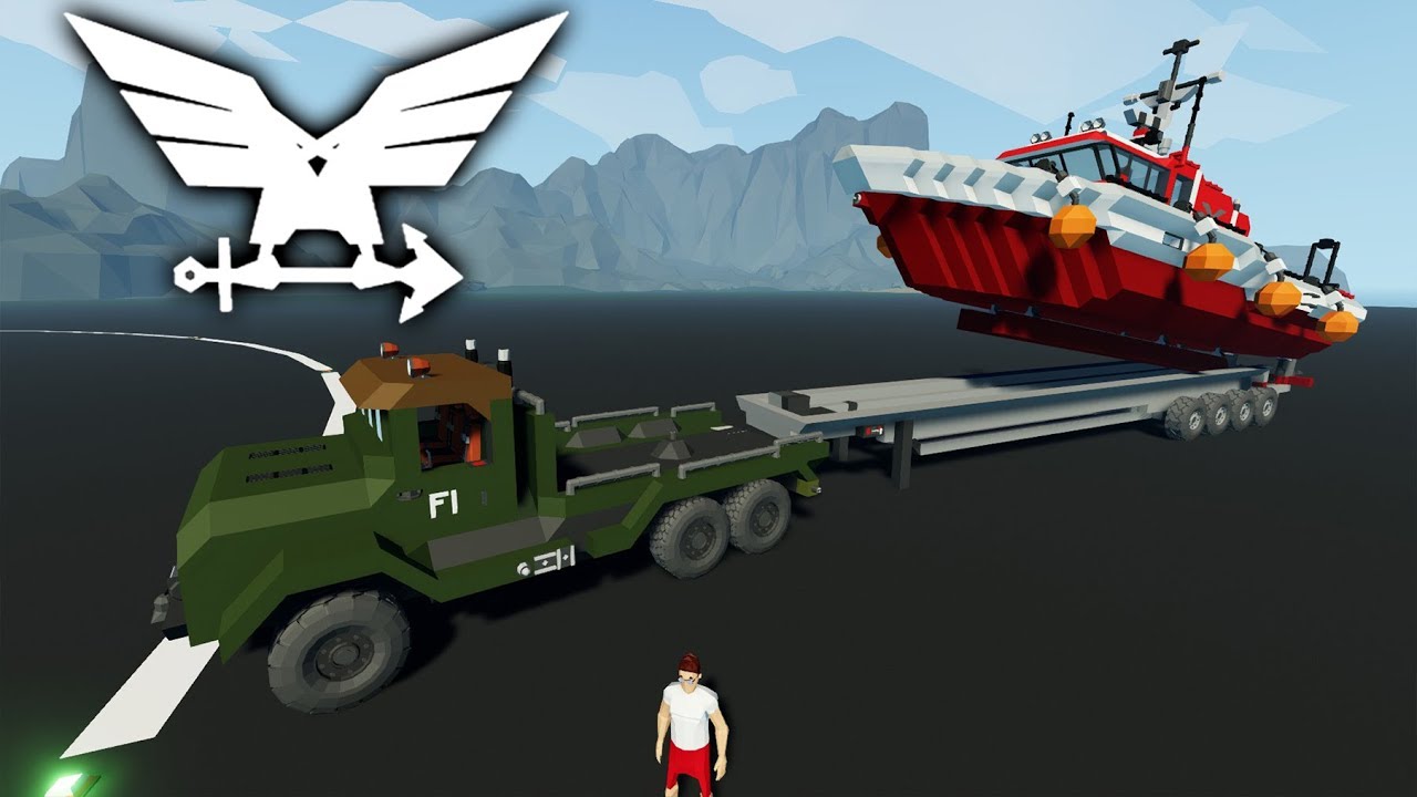 Rescue Boat Trailer!  -  Stormworks: Build and Rescue
