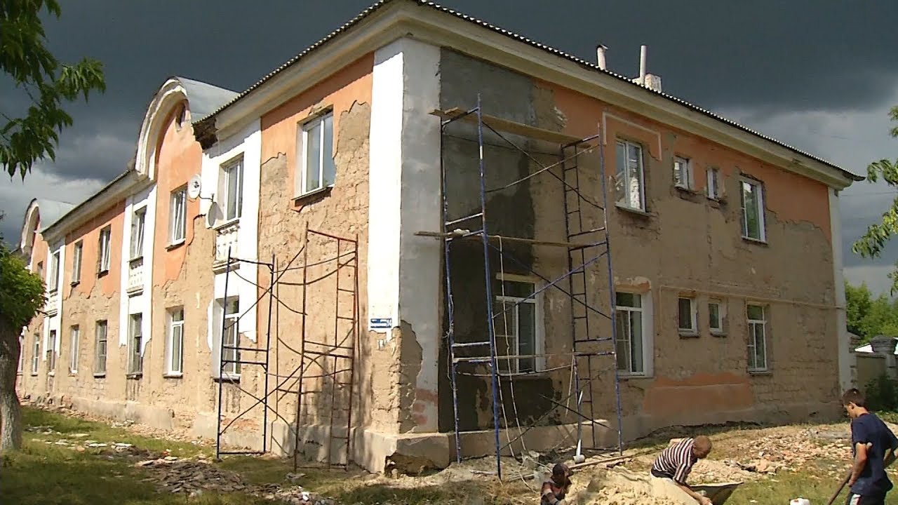 В Старокамышинске идет масштабный ремонт