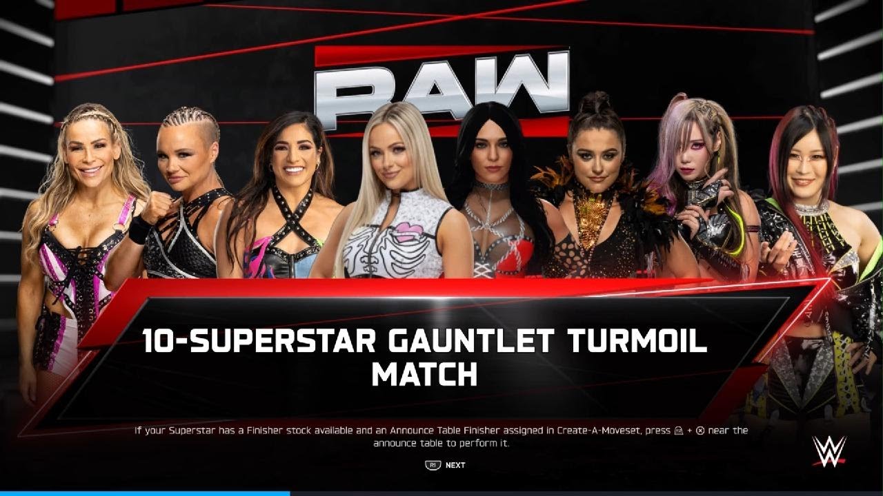WWE 2K25: Liv Morgan VS RAW Roster!