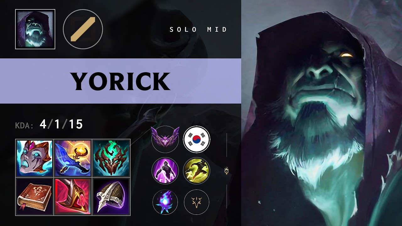 Yorick Mid vs Sylas - KR Master Patch 26.12