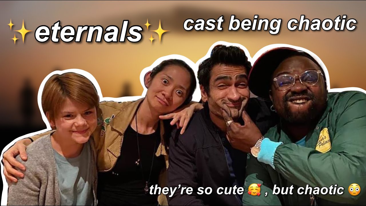 the Eternals cast being chaotic 🤨