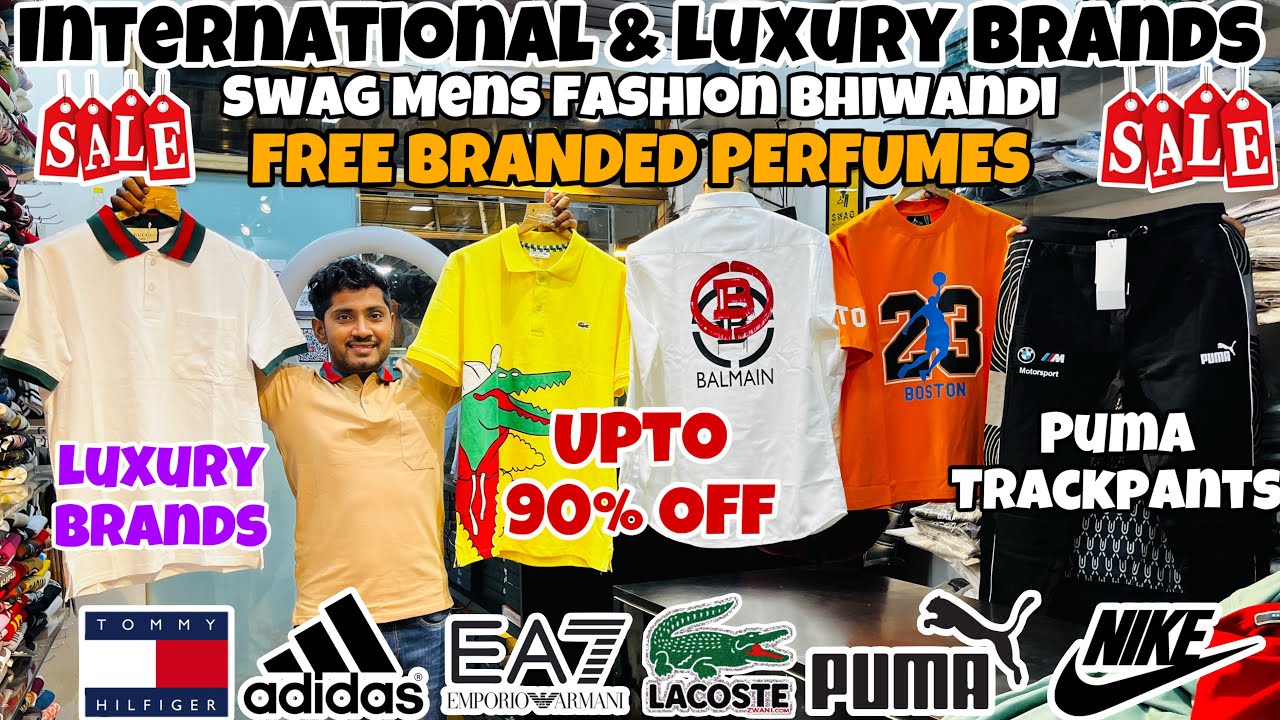 Swag Mens Fashion Bhiwandi | Upto 90% Off | Luxury Brands Poloneck,Trackpants,Jeans,Shirts | Mumbai