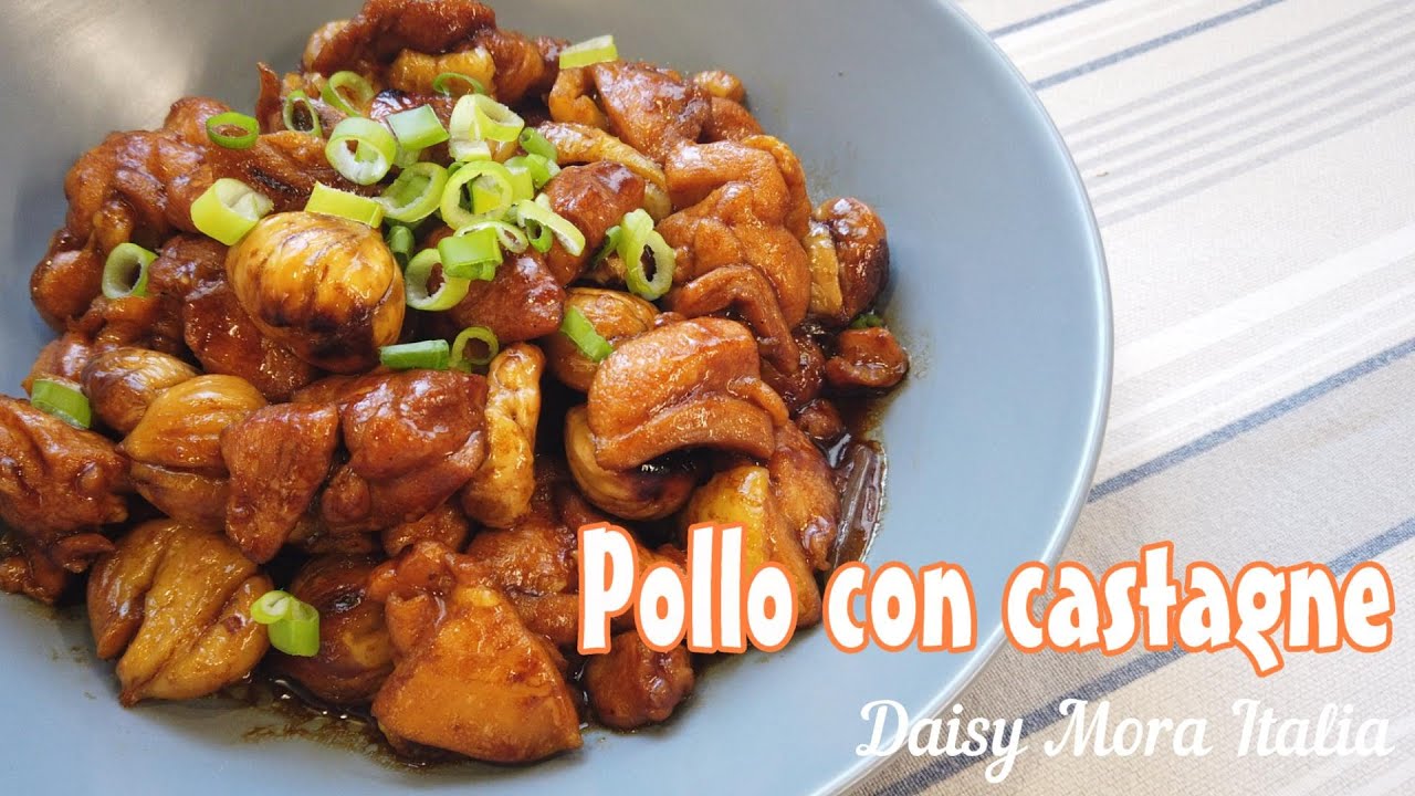 Ricetta Cinese | Pollo con castagne 栗子炆雞 | AUTUNNALE | in padella | semplice | Daisy Mora Italia