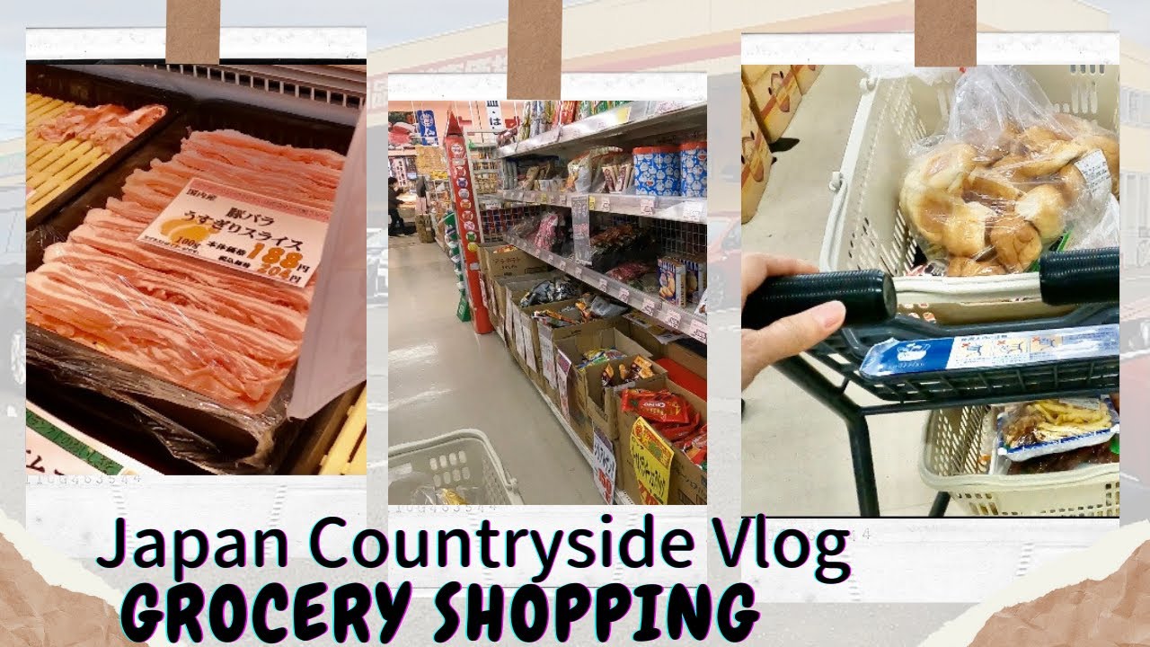 Japan Countryside Life: Grocery Shopping|Cheapest Supermarket