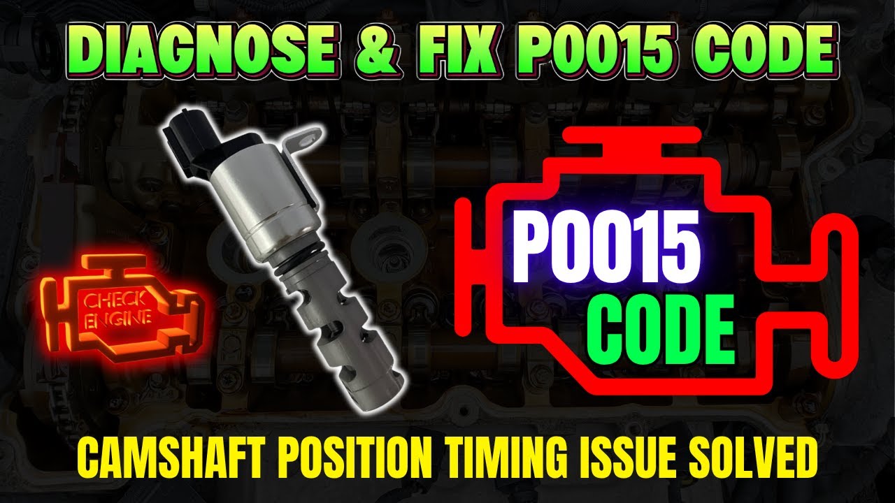 Diagnose & Fix P0015 Code &ndash; Camshaft Position Timing Issue Solved ||