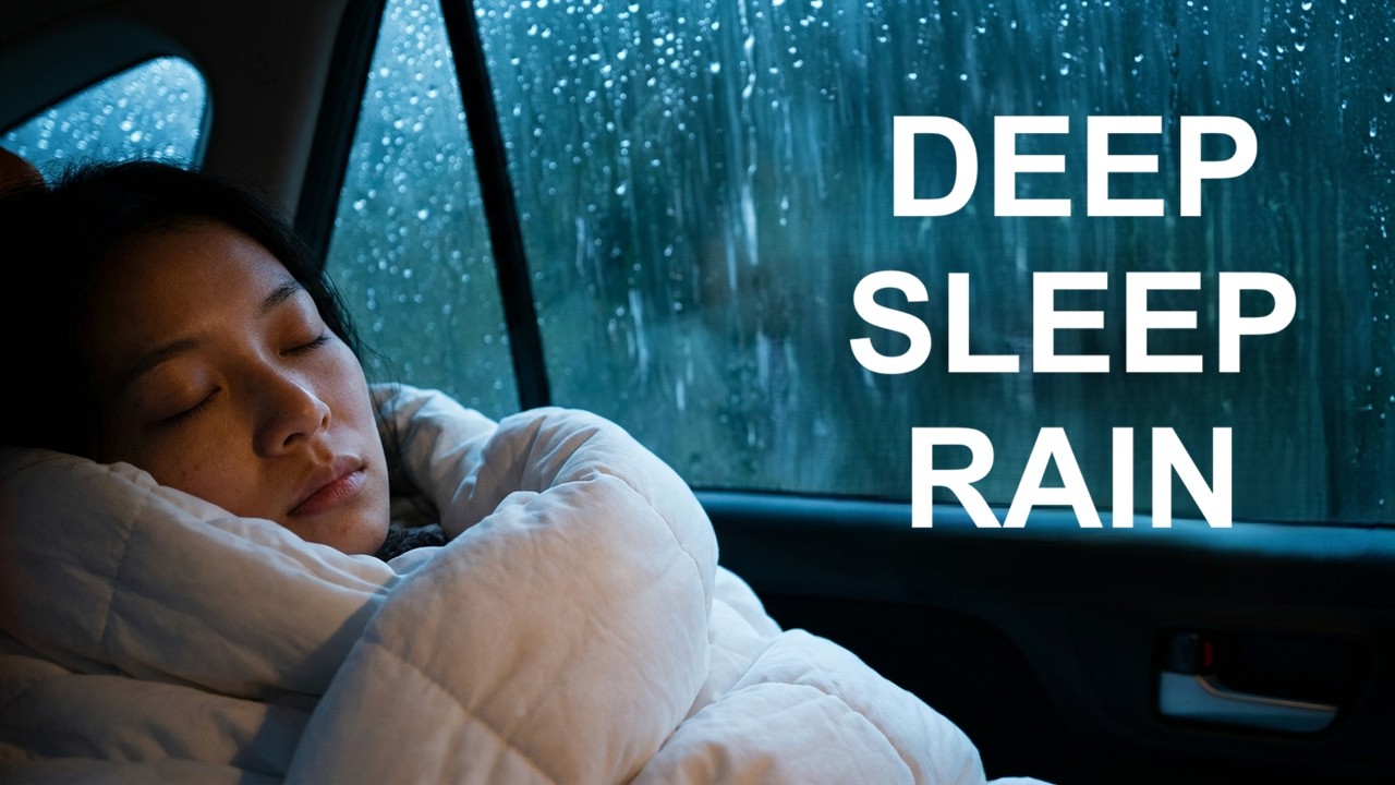 6 Hours Heavy Rain on Car Window 🌧 Deep Sleep Sounds