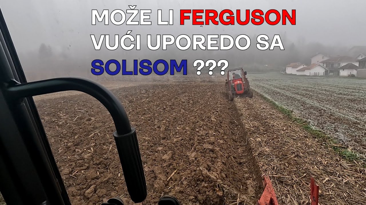 Probijamo plužne đonove sa Solisom! Oranje u Suvom polju treći deo-Solis 75 i IMT 756 VK