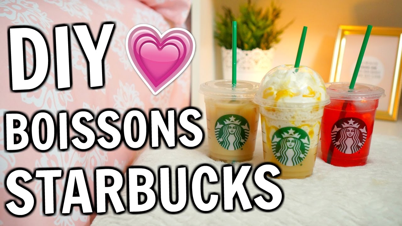 DIY BOISSONS STARBUCKS | Amélie Barbeau