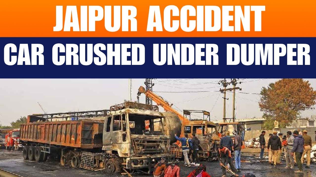 LIVE: Jaipur Road Tragedy | 13 Dead, Dumper Crushes Cars in Massive Harmada Collision