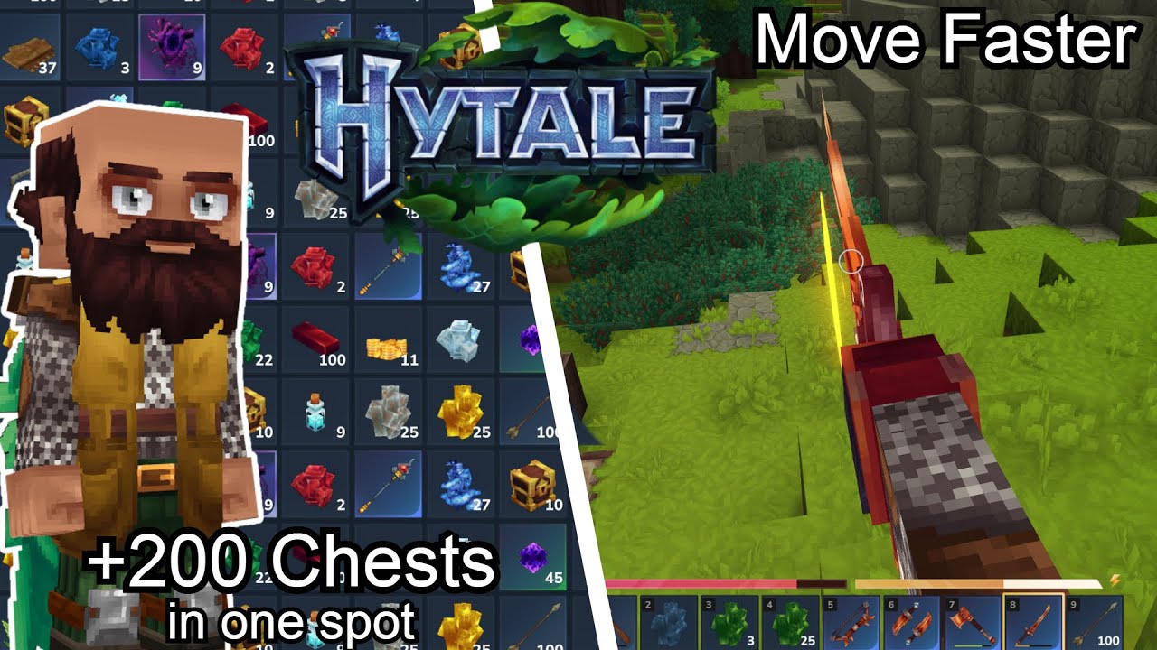 10 Tips To Make Your Life Better In Hytale (op loot spot, Travel the map Faster +more)