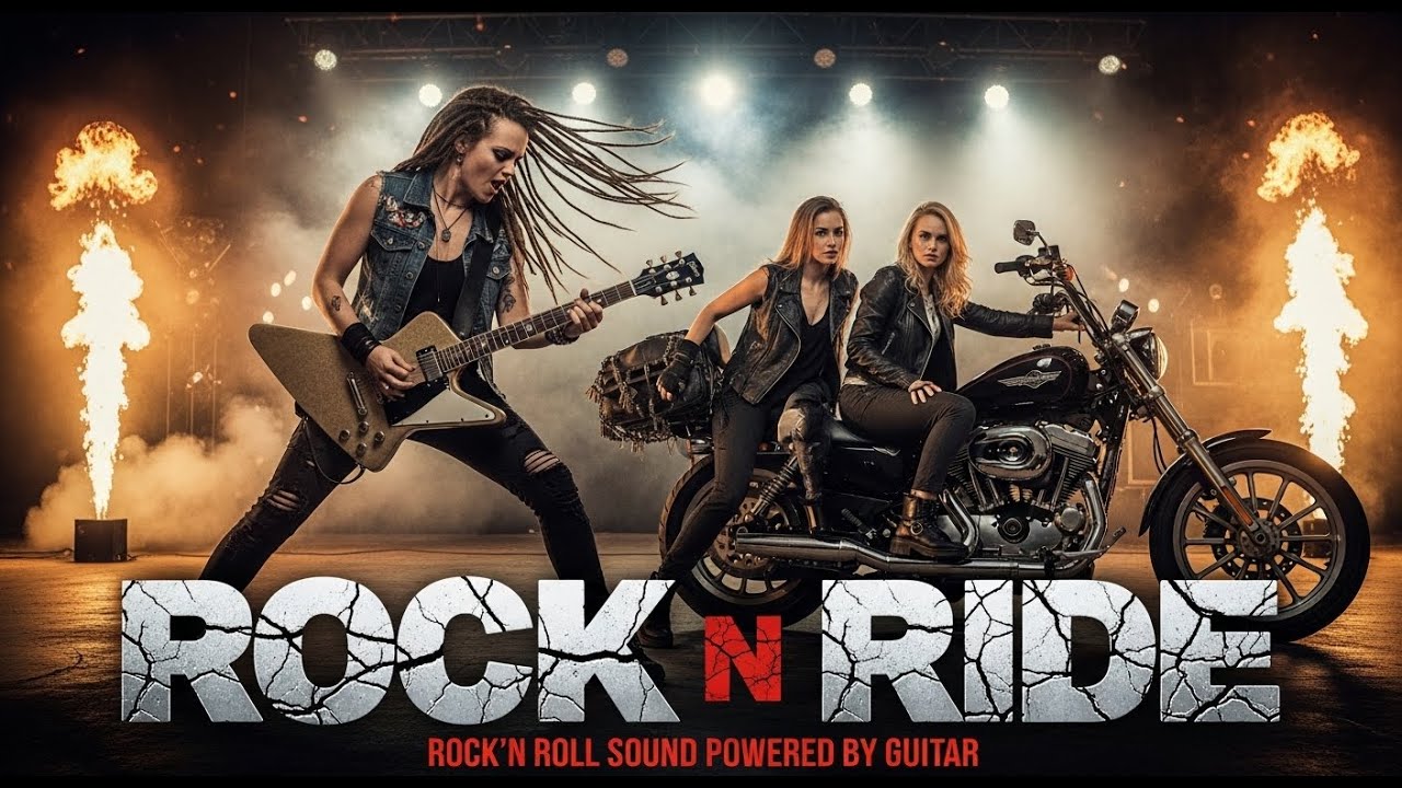 Best Music Rock n Roll 🎶 Rock n Ride 🎸 Rock n Roll Sound Powered by Guitar