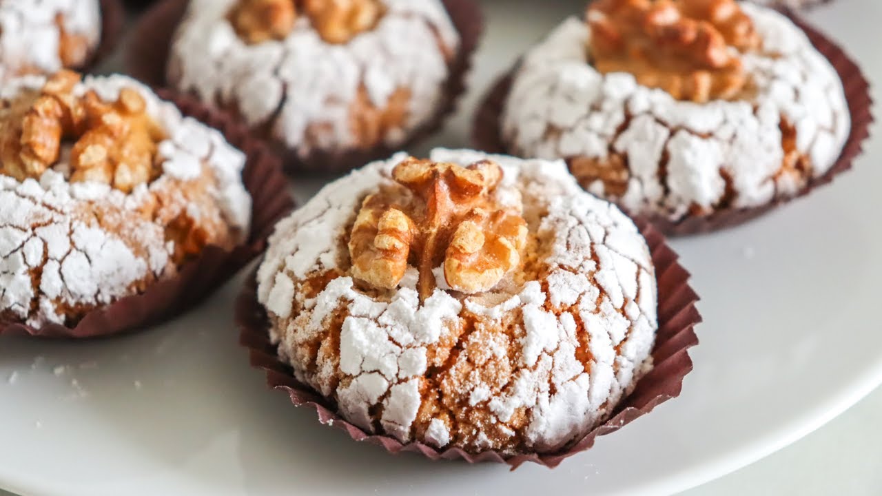 ghriba aux noix sans gluten sans farine