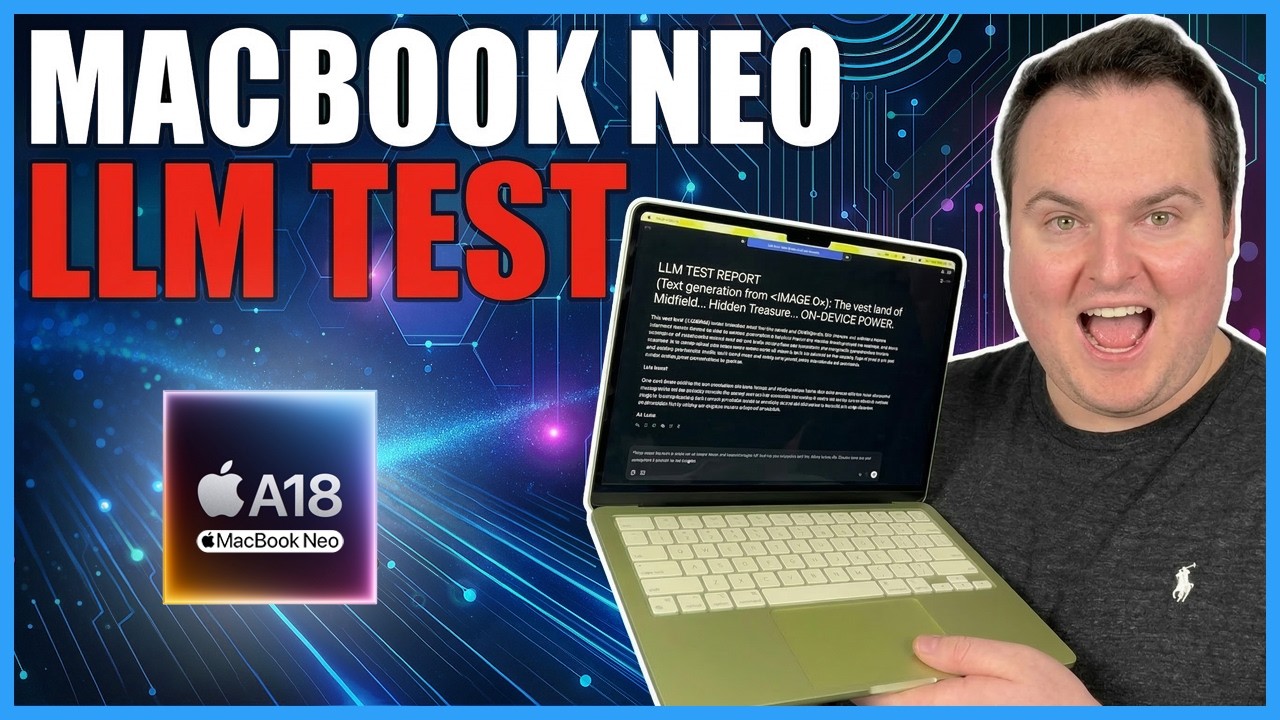 MacBook Neo Local AI Test &ndash; LLM Benchmarks & MLX Performance!