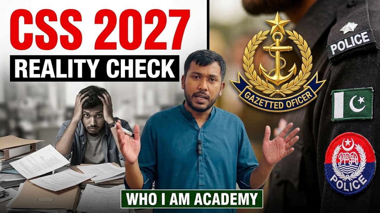 CSS 2027 Part 1 📚 | Complete Beginner's Guide | Who I Am Academy