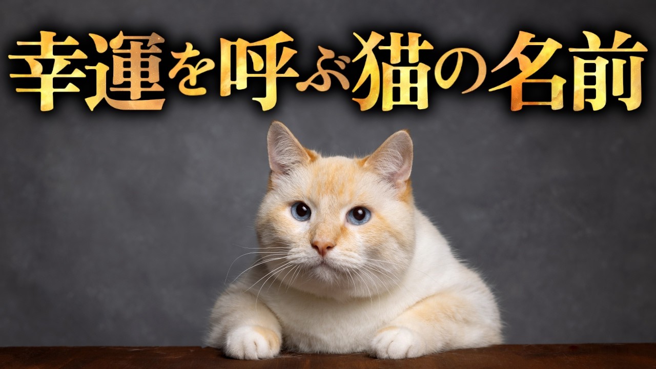 【感歎】幸運を呼ぶ猫の名前30個｜家に福を招く秘密の名前とは？