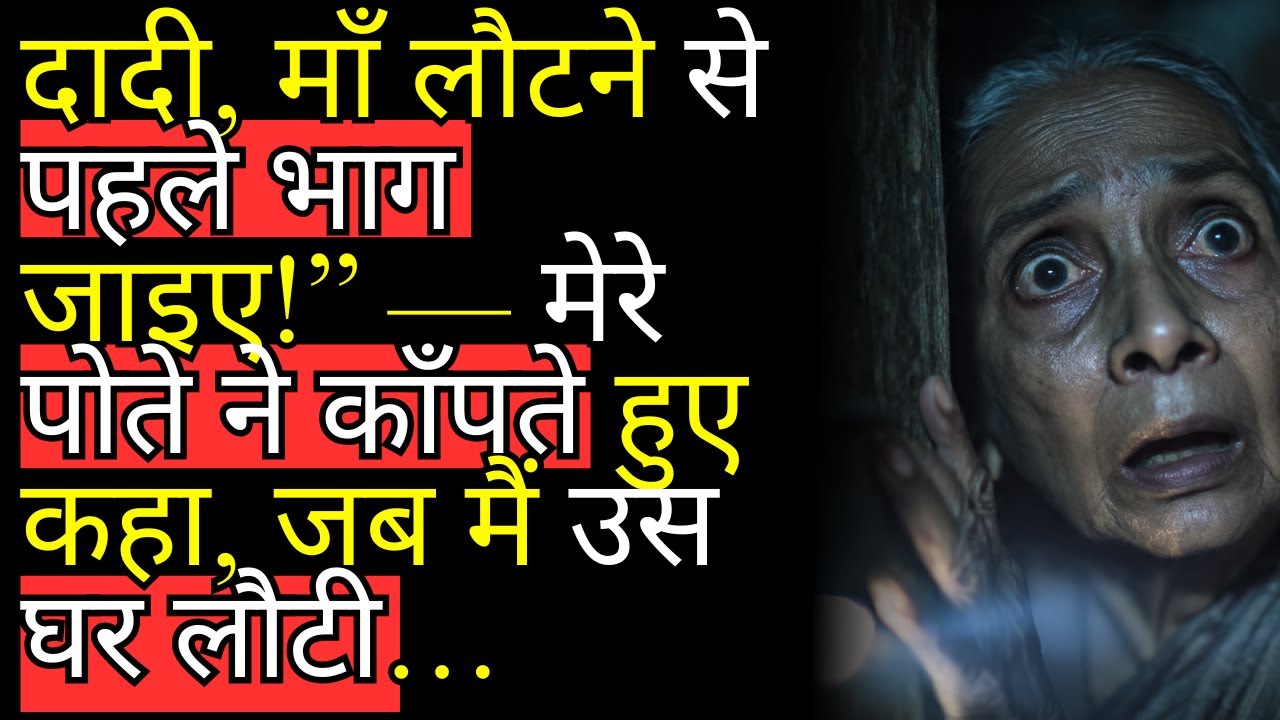 दादी, माँ लौटने से पहले भाग जाइए!” — मेरे पोते ने काँपते हुए कहा, जब मैं उस घर लौटी…