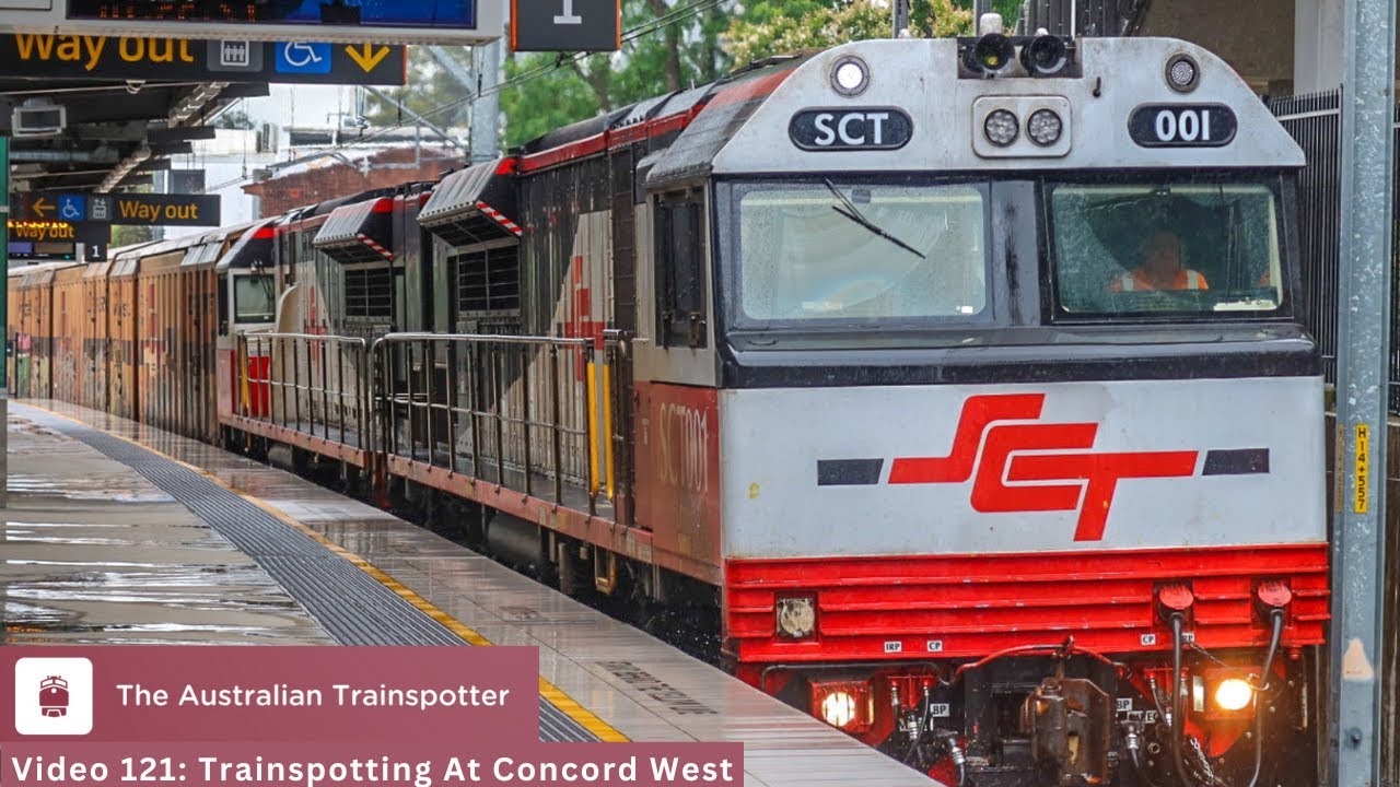 Video 121: Trainspotting At Concord West Station | The Australian Trainspotter