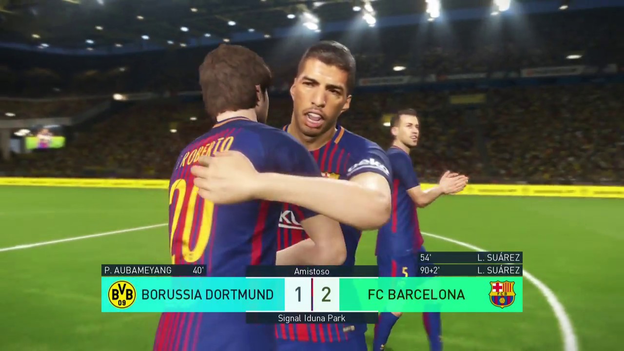 PES 2019 - B. DORTMUND vs FC BARCELONA