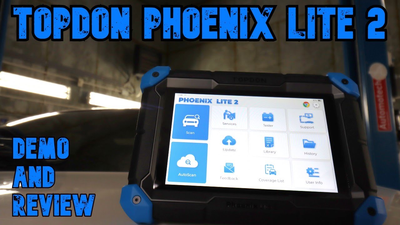 Topdon Phoenix Lite 2 demo and review. 2022 OBD 2 Diagnostic tool. Top OBD scanner.