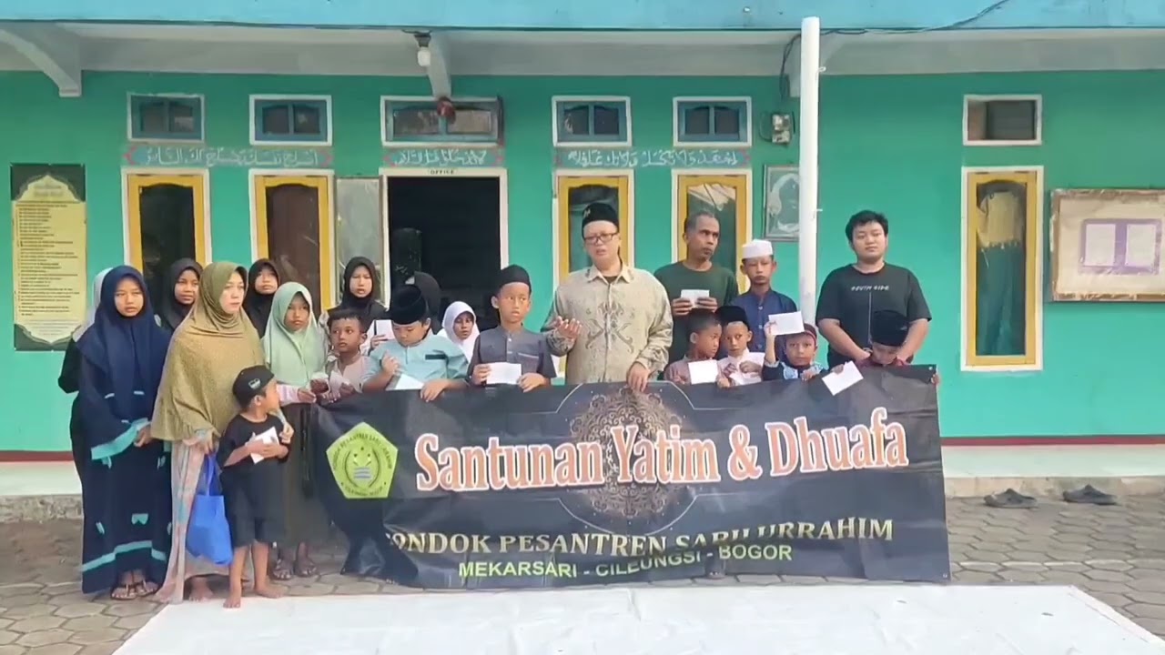 Santunan Muharram Santri Yatim Dhuafa di Pesantren Sabilurrahim Mekarsari Cileungsi Bogor.#santunan 