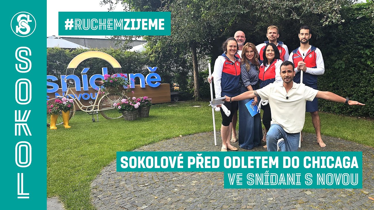 Sokolové před odletem na XXV. americký slet do Chicaga