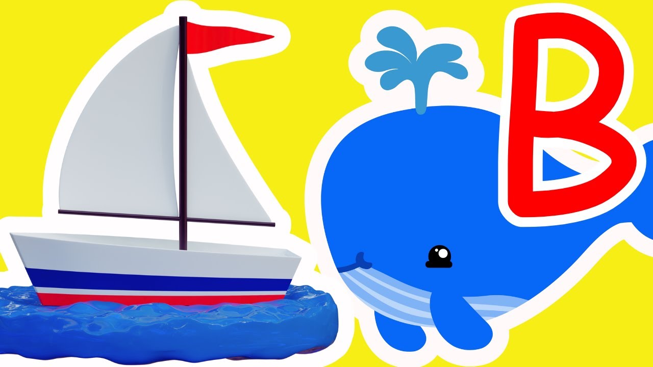 APRENDE LA LETRA B 🔵 | 🐋🚤 LECTURA FÁCIL PARA NIÑOS + JUEGOS Y PALABRAS EDUCATIVAS