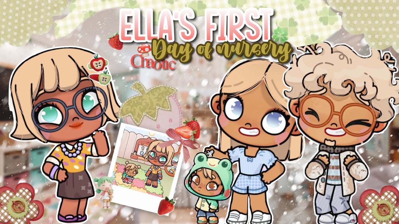 Ella's first day of nursery 🍓🐸🐞 (chaotic) avatar world