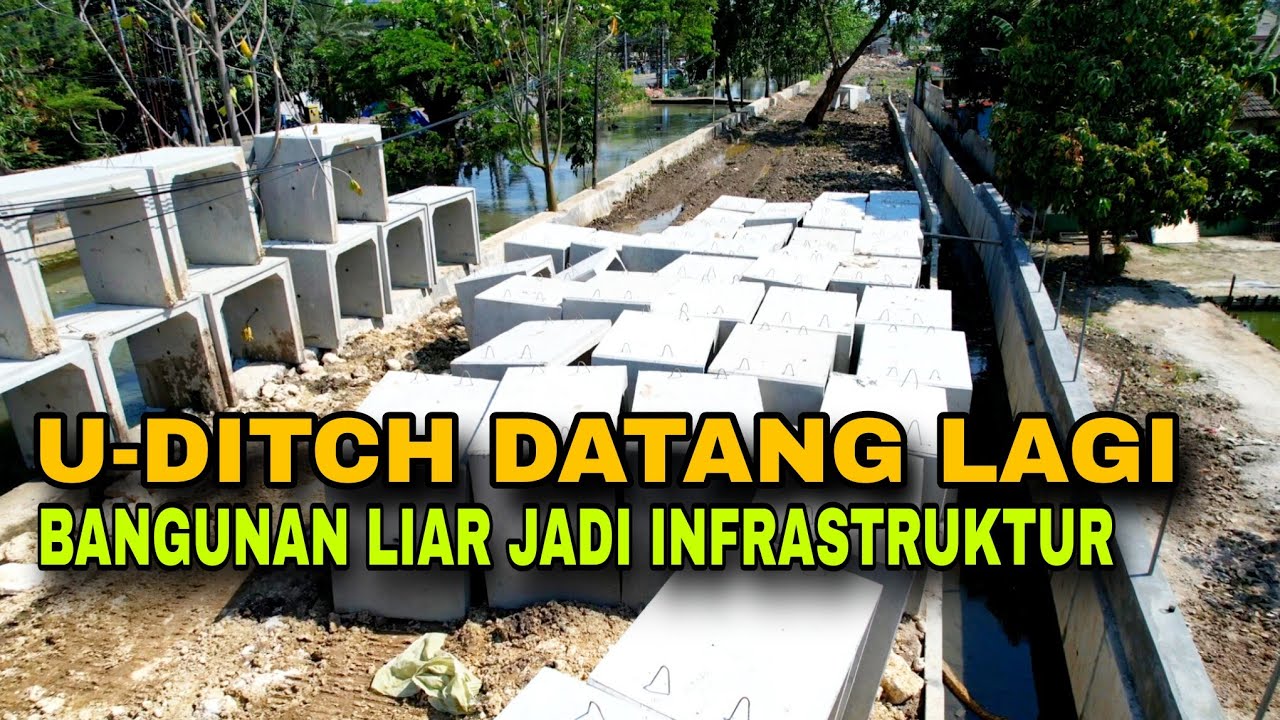 JADI BERMANFAAT EKS BANGUNAN LIAR DI JADIKAN AKSES JALAN & DI BUAT DRAINASE AGAR TIDAK MACET BANJIR