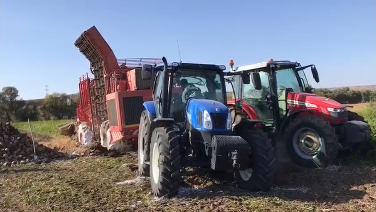 Newholland Tr6 120 , masaey ferg&uuml;son 5713 batan holmer kurtarma