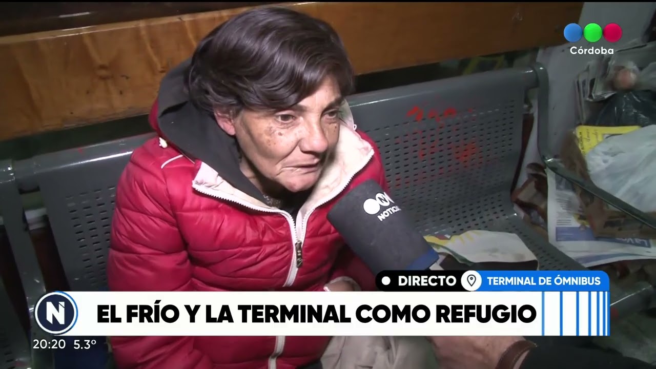 El frío y la terminal como refugio