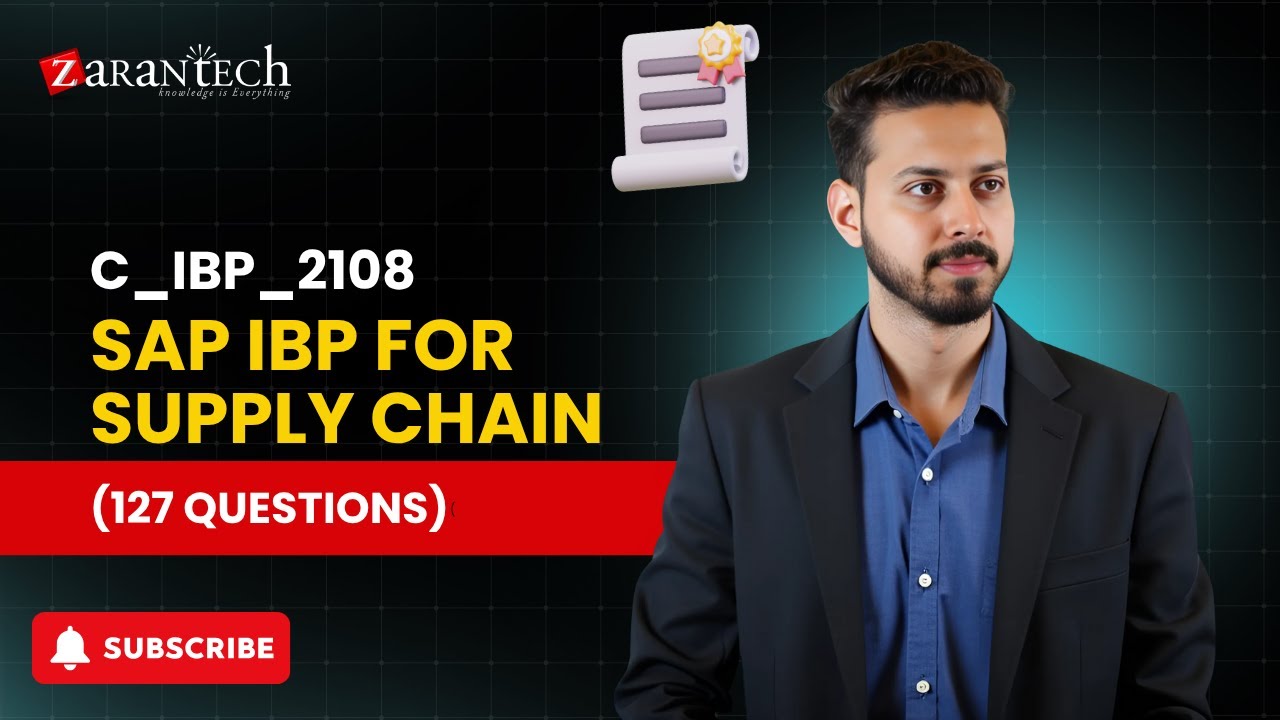 C_IBP_2108 - SAP IBP for Supply Chain (127 Questions) | ZaranTech DotCom