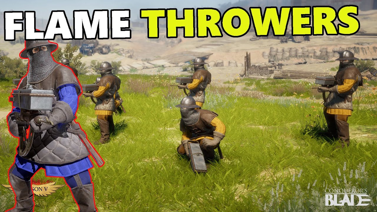 Conqueror's Blade - Siphonarioi FlameThrowers - These Guys Are CRAZY!