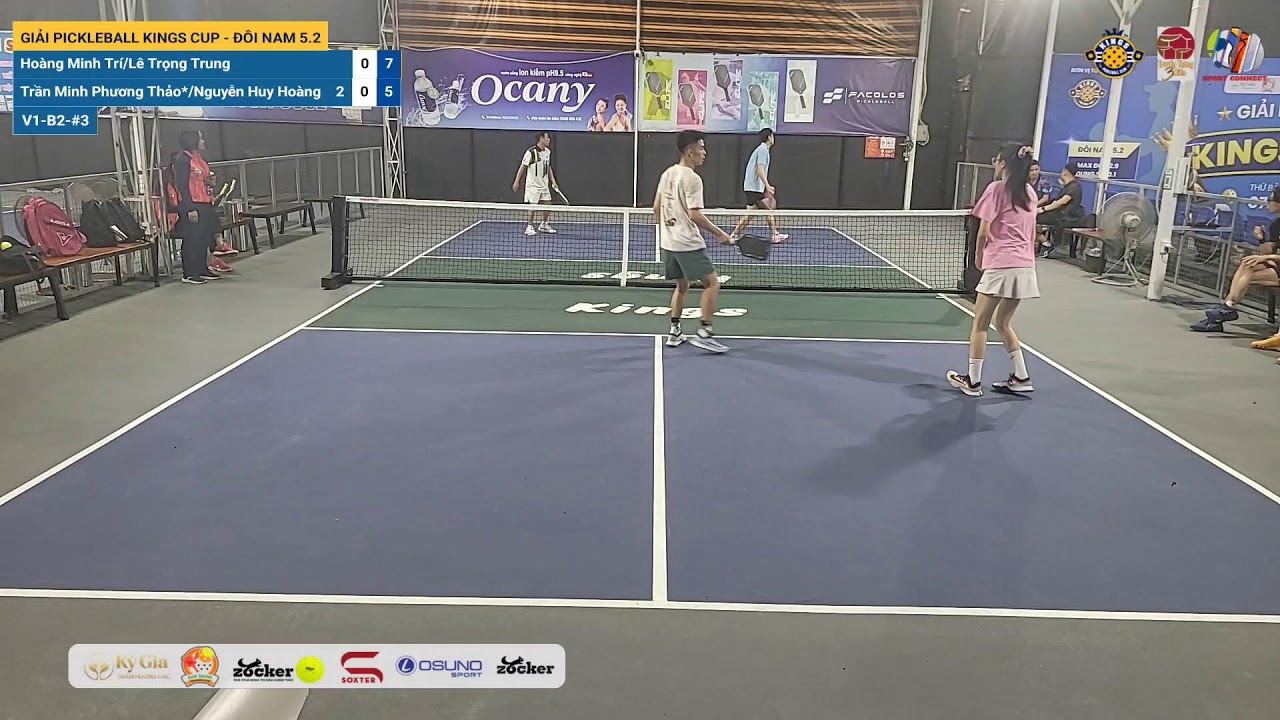 LIVE | GIẢI PICKLEBALL KINGS CUP - ĐÔI NAM 5.2 | V1-B2-#3