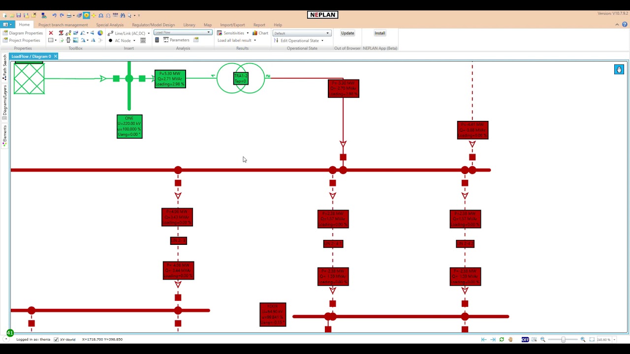 Load Flow new NEPLAN V10x