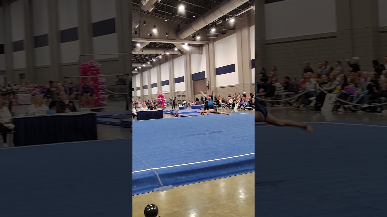 gymnastics floor routine for Xcel silver #usagymnastics