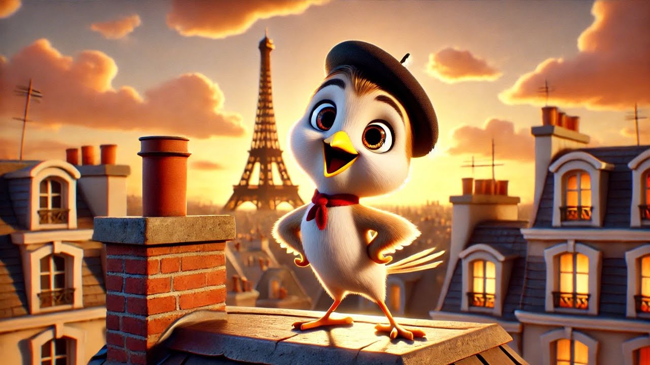 🎵 Pierrot le Moineau : Découvre Paris en Chanson ! 🐦✨