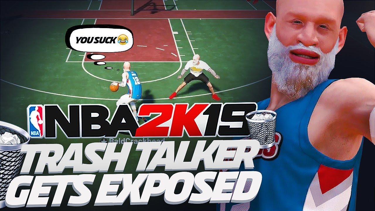 TRASH TALKING BALDHEAD GETS DESTROYED | WHY NO ONE SHOULD VS  ME 1V1 ON NBA 2K19...