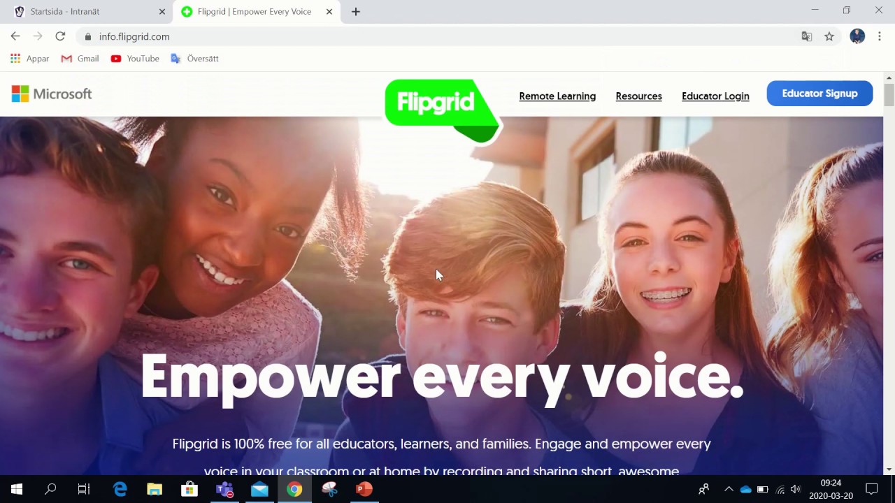Flipgrid för lärare - grunder