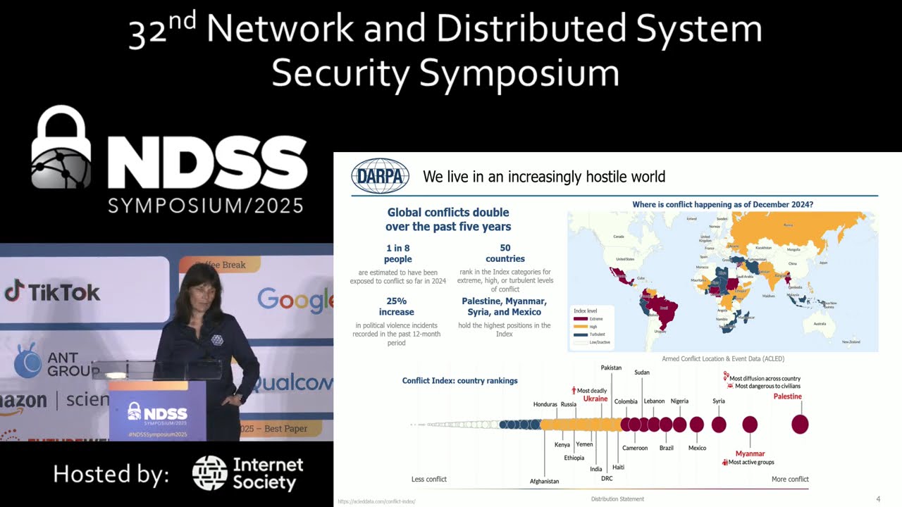NDSS 2025 - Keynote 2: Towards Resilient Systems in an Increasingly Hostile World