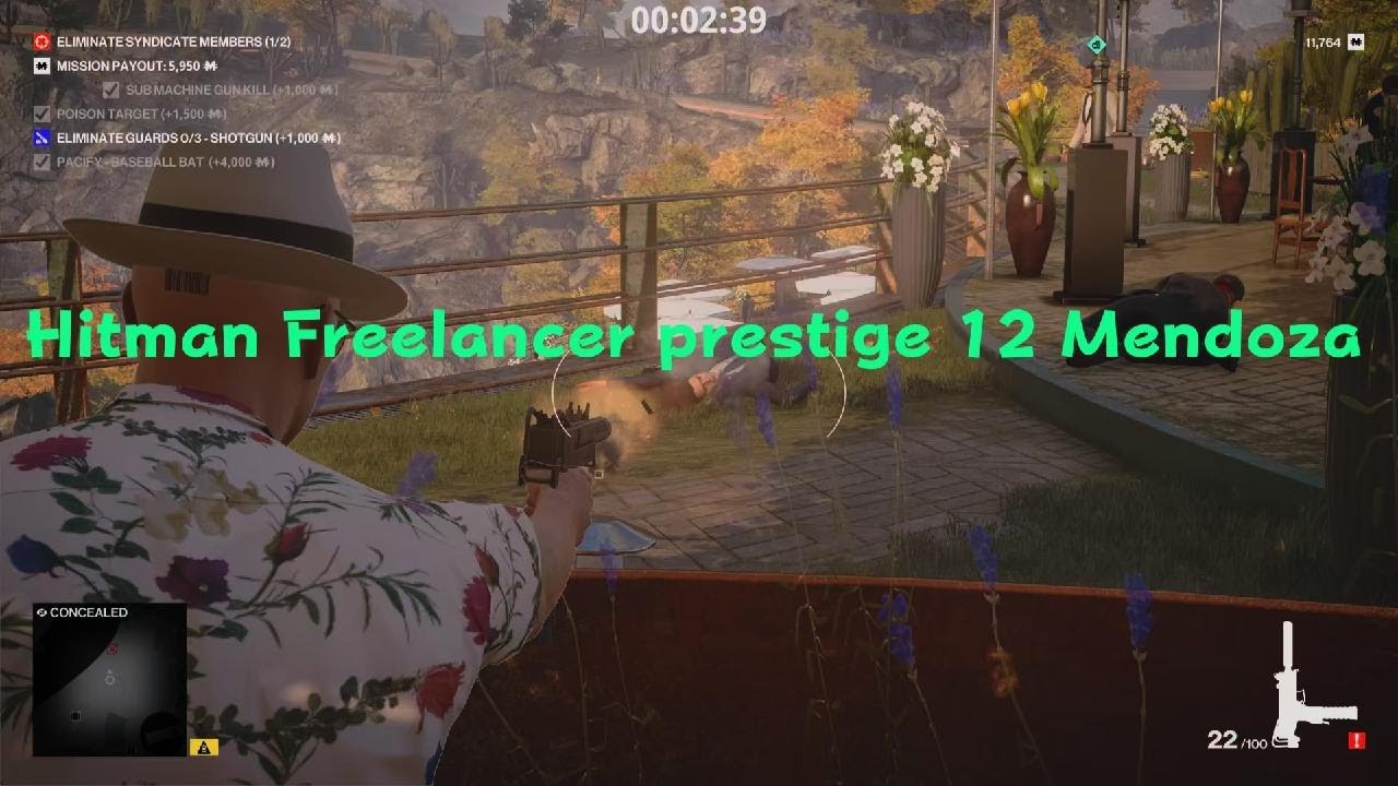 HITMAN Freelancer prestige 12 Mendoza